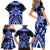 Tonga Tupou College And Queen Salote College Family Matching Short Sleeve Bodycon Dress and Hawaiian Shirt Tongan Ngatu Pattern LT14 - Polynesian Pride