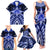 Tonga Tupou College And Queen Salote College Family Matching Tank Maxi Dress and Hawaiian Shirt Tongan Ngatu Pattern LT14 - Polynesian Pride