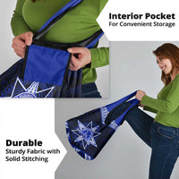 Tonga Tupou College And Queen Salote College Grocery Bag Tongan Ngatu Pattern