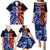 Personalised Tupou College And Kolisi Tonga Atele Family Matching Puletasi Dress and Hawaiian Shirt Tongan Ngatu Pattern LT14 - Polynesian Pride