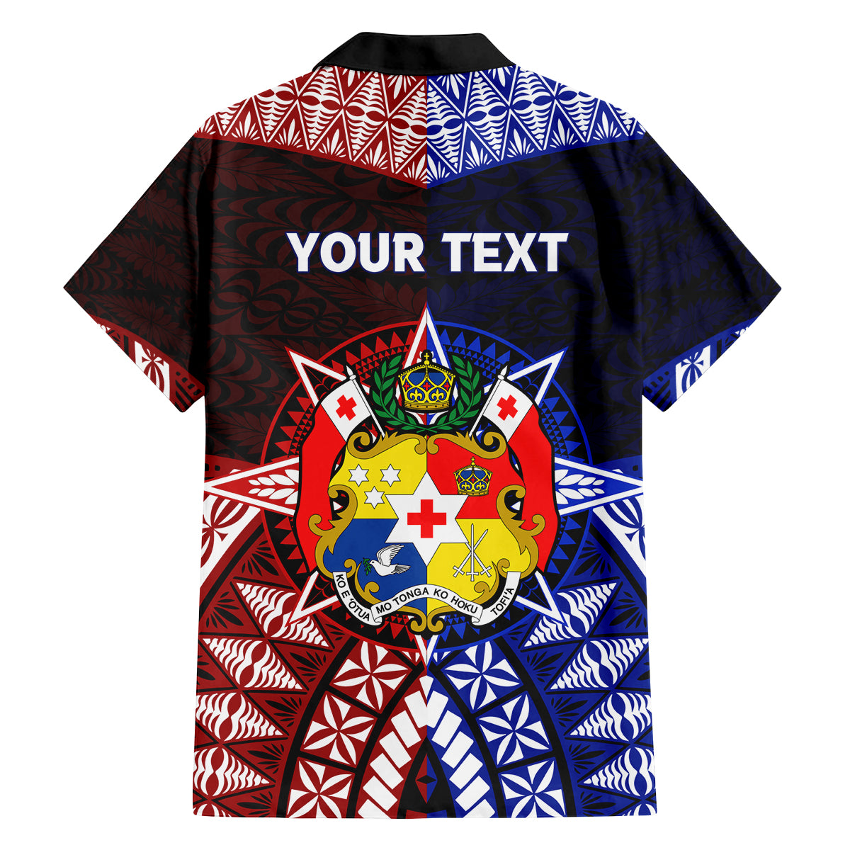 Personalised Tupou College And Kolisi Tonga Atele Family Matching Summer Maxi Dress and Hawaiian Shirt Tongan Ngatu Pattern LT14 - Polynesian Pride