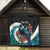 Personalised Valentine's Day New Zealand Quilt Tui Bird Couple Kowhaiwhai Mix Pohutukawa