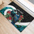 Personalised Valentine's Day New Zealand Rubber Doormat Tui Bird Couple Kowhaiwhai Mix Pohutukawa