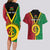 Personalised Hapi Independens Dei Vanuatu Couples Matching Long Sleeve Bodycon Dress and Hawaiian Shirt