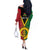 Personalised Hapi Independens Dei Vanuatu Off The Shoulder Long Sleeve Dress