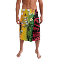 Vanuatu Independence Day Lavalava Long God Yumi Stanap Happy 45th Anniversary LT14 Reggae - Polynesian Pride