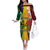 Vanuatu Independence Day Off The Shoulder Long Sleeve Dress Long God Yumi Stanap Happy 44th Anniversary