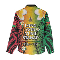 Vanuatu Independence Day Women Casual Shirt Long God Yumi Stanap Happy 45th Anniversary LT14