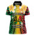 Vanuatu Independence Day Women Polo Shirt Long God Yumi Stanap Happy 44th Anniversary