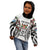 Fiji Day Kid Hoodie Happy 54 Years Of Independence Tapa Pattern White