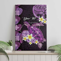 Personalised Aloha Hawaii Kauai Island Canvas Wall Art Garden Isle Map Sea Turtle Plumeria LT14 - Polynesian Pride