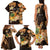 Personalised Aloha Hawaii Lanai Island Family Matching Tank Maxi Dress and Hawaiian Shirt Pineapple Isle Map Sea Turtle Plumeria