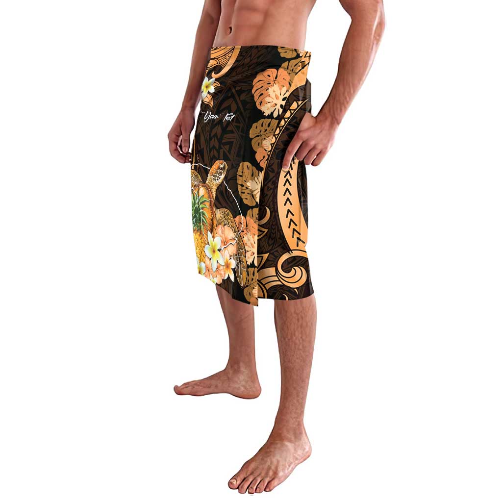 Personalised Aloha Hawaii Lanai Island Lavalava Pineapple Isle Map Sea Turtle Plumeria