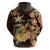 Personalised Aloha Hawaii Lanai Island Zip Hoodie Pineapple Isle Map Sea Turtle Plumeria
