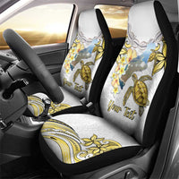 Personalised Aloha Hawaii Niihau Island Car Seat Cover Forbidden Isle Map Shell Lei