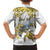 Personalised Aloha Hawaii Niihau Island Family Matching Off Shoulder Maxi Dress and Hawaiian Shirt Forbidden Isle Map Shell Lei