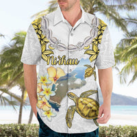 Personalised Aloha Hawaii Niihau Island Hawaiian Shirt Forbidden Isle Map Shell Lei LT14 - Polynesian Pride