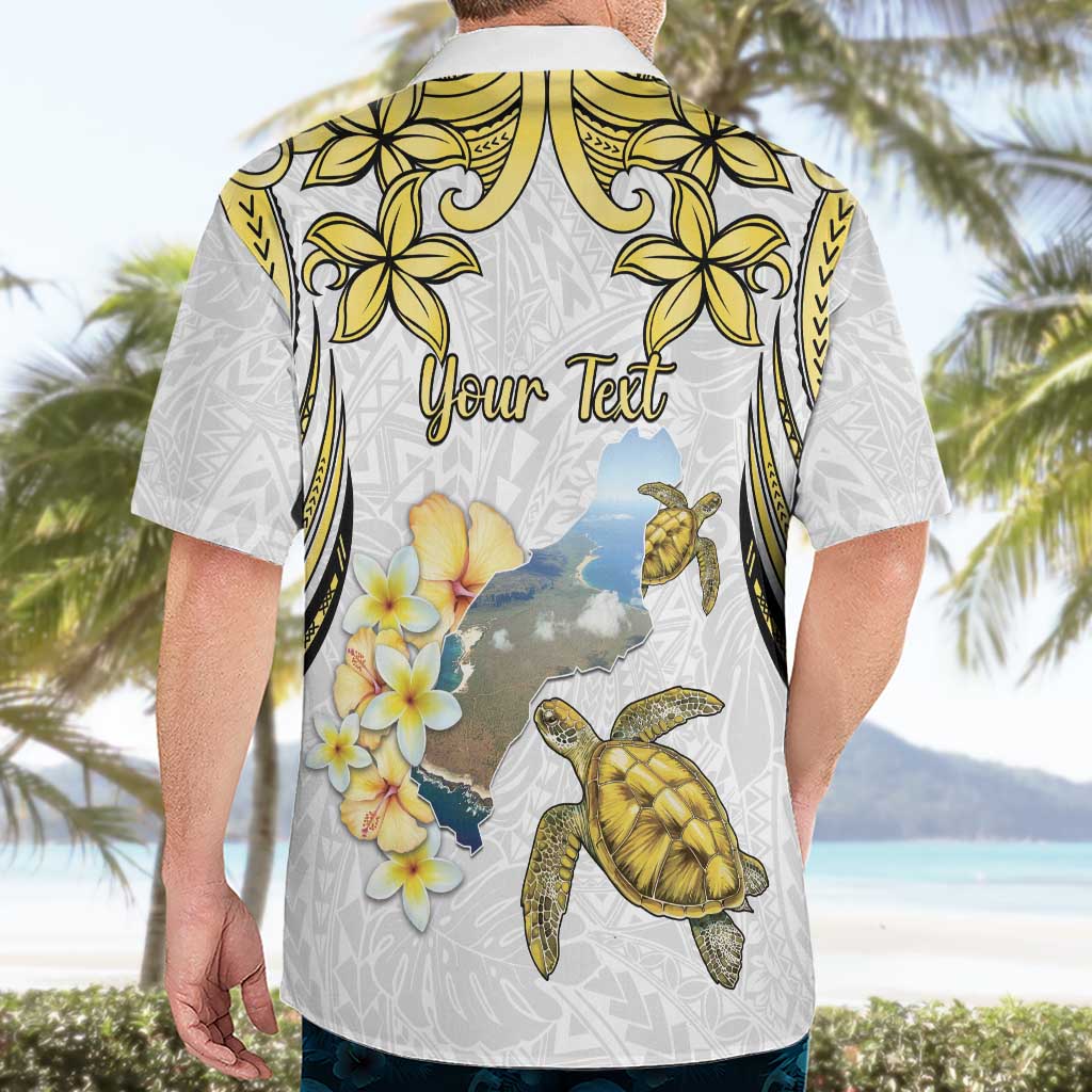 Personalised Aloha Hawaii Niihau Island Hawaiian Shirt Forbidden Isle Map Shell Lei LT14 - Polynesian Pride