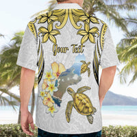Personalised Aloha Hawaii Niihau Island Hawaiian Shirt Forbidden Isle Map Shell Lei LT14 - Polynesian Pride