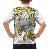 Personalised Aloha Hawaii Niihau Island Hawaiian Shirt Forbidden Isle Map Shell Lei LT14 - Polynesian Pride