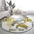 Personalised Aloha Hawaii Niihau Island Round Carpet Forbidden Isle Map Shell Lei