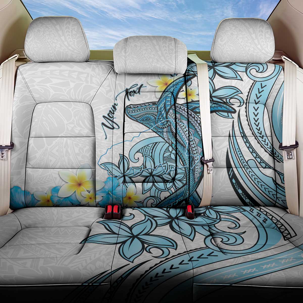 Personalised Aloha Hawaii Kahoolawe Island Back Car Seat Cover Target Isle Map With Humpback Whale