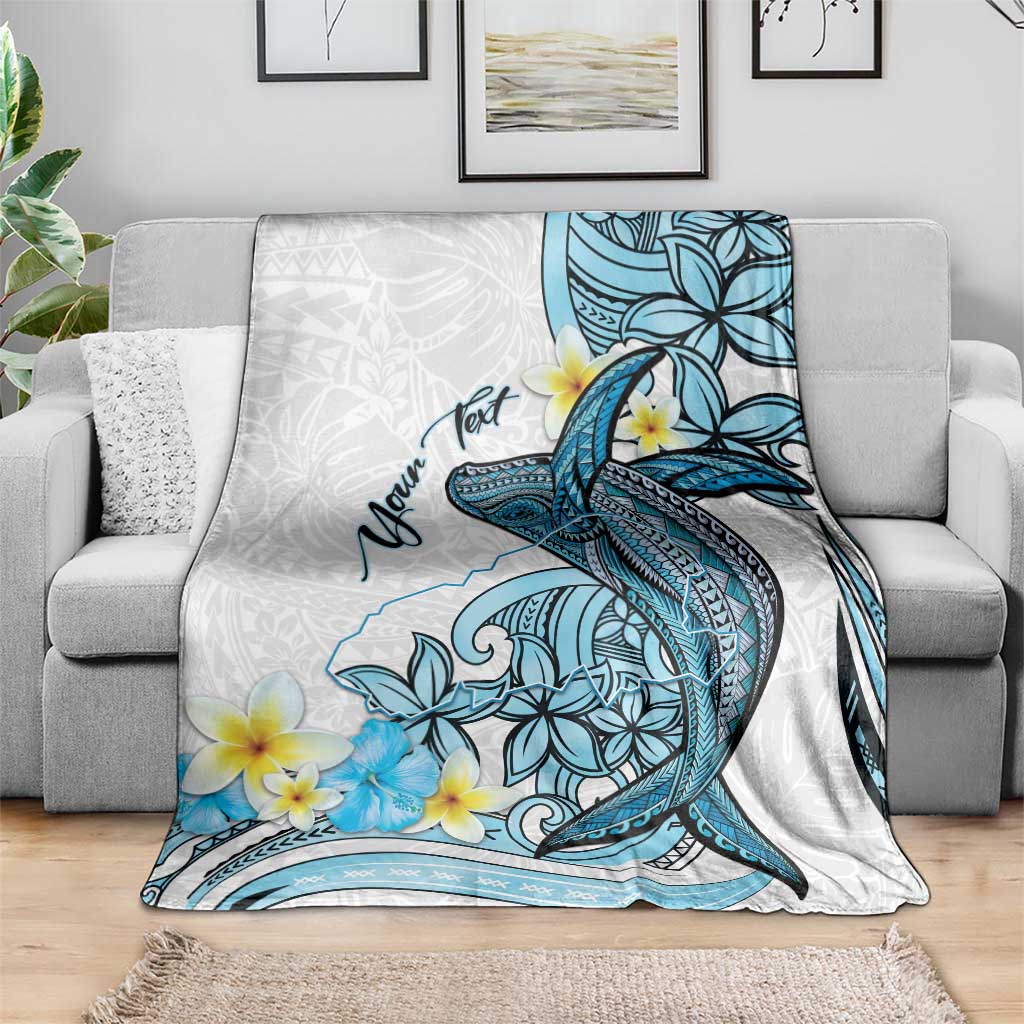 Personalised Aloha Hawaii Kahoolawe Island Blanket Target Isle Map With Humpback Whale LT14 - Polynesian Pride