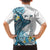 Personalised Aloha Hawaii Kahoolawe Island Family Matching Summer Maxi Dress and Hawaiian Shirt Target Isle Map With Humpback Whale