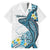 Personalised Aloha Hawaii Kahoolawe Island Family Matching Summer Maxi Dress and Hawaiian Shirt Target Isle Map With Humpback Whale