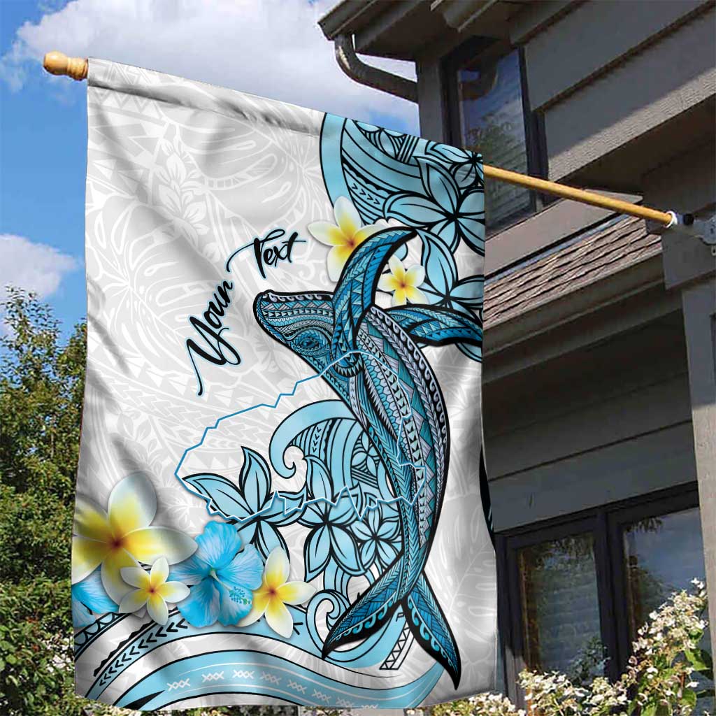 Personalised Aloha Hawaii Kahoolawe Island Garden Flag Target Isle Map With Humpback Whale LT14 - Polynesian Pride