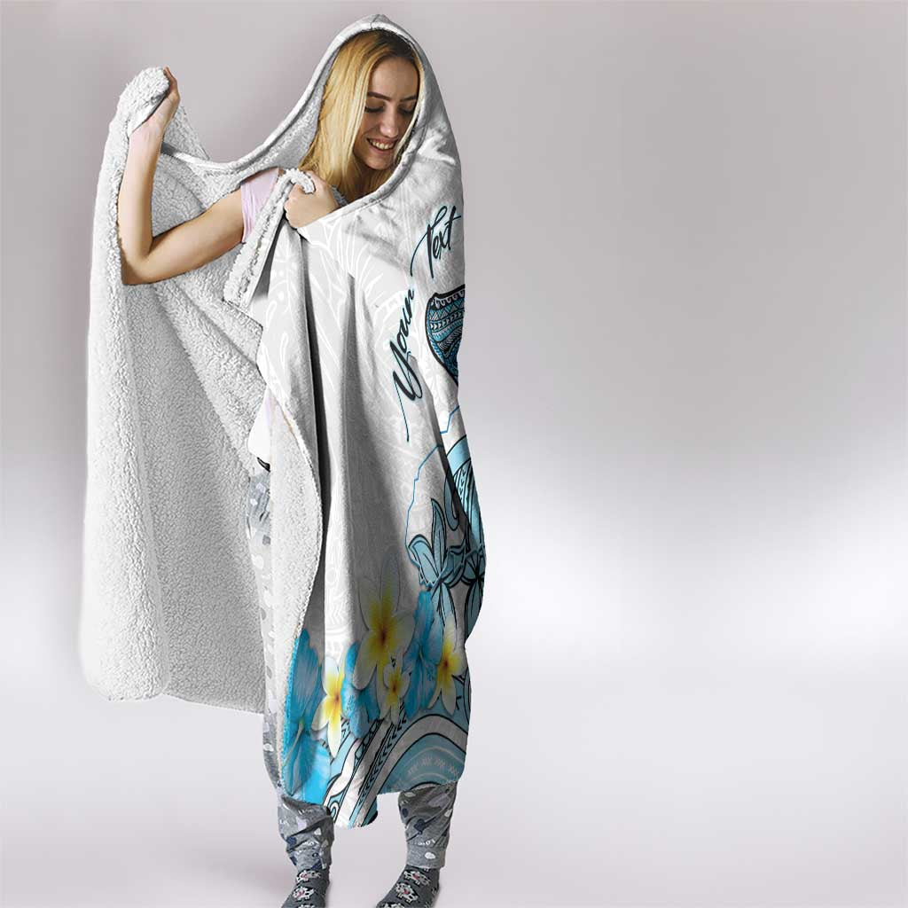 Personalised Aloha Hawaii Kahoolawe Island Hooded Blanket Target Isle Map With Humpback Whale LT14 - Polynesian Pride