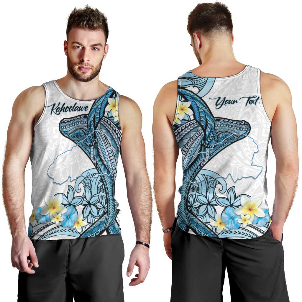 Personalised Aloha Hawaii Kahoolawe Island Men Tank Top Target Isle Map With Humpback Whale LT14 - Polynesian Pride