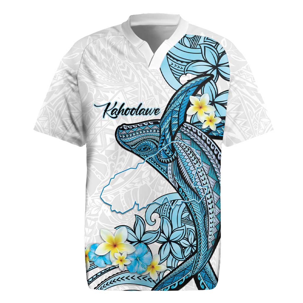 Personalised Aloha Hawaii Kahoolawe Island Rugby Jersey Target Isle Map With Humpback Whale
