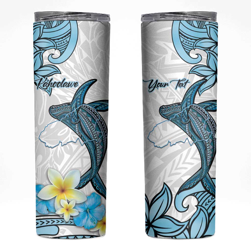 Personalised Aloha Hawaii Kahoolawe Island Skinny Tumbler Target Isle Map With Humpback Whale