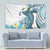 Personalised Aloha Hawaii Kahoolawe Island Tapestry Target Isle Map With Humpback Whale