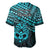 Matariki New Zealand Baseball Jersey Maori New Year Tiki Turquoise Version LT14