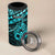 Matariki New Zealand 4 in 1 Can Cooler Tumbler Maori New Year Tiki Turquoise Version