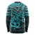 Matariki New Zealand Long Sleeve Shirt Maori New Year Tiki Turquoise Version LT14