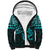 Matariki New Zealand Sherpa Hoodie Maori New Year Tiki Turquoise Version LT14