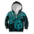 Personalised Matariki New Zealand Kid Hoodie Maori New Year Tiki Turquoise Version LT14