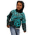 Personalised Matariki New Zealand Kid Hoodie Maori New Year Tiki Turquoise Version LT14