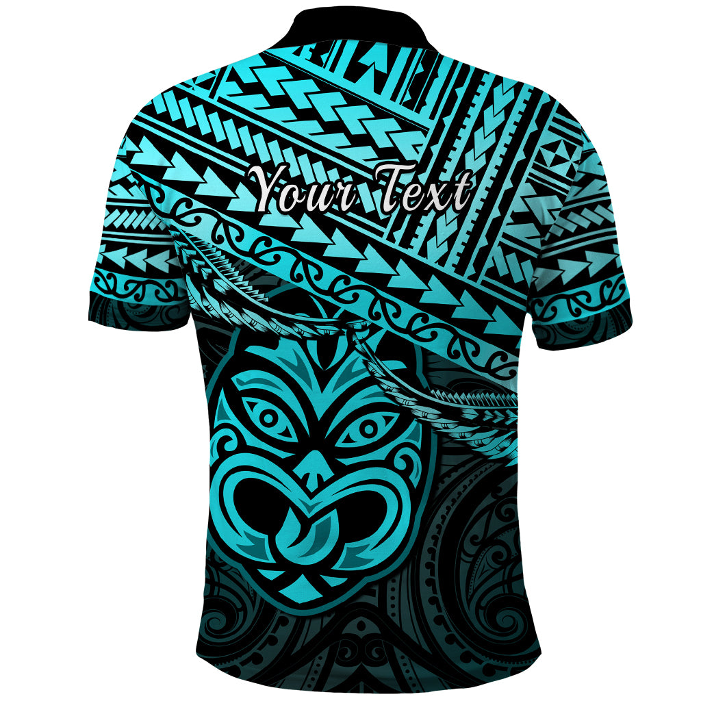 Custom Matariki New Zealand Polo Shirt Maori New Year Tiki Turquoise Version LT14