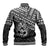 Matariki New Zealand Baseball Jacket Maori New Year Tiki Black Version LT14