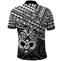Matariki New Zealand Polo Shirt Maori New Year Tiki Black Version LT14