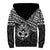 Matariki New Zealand Sherpa Hoodie Maori New Year Tiki Black Version LT14