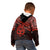 Matariki New Zealand Kid Hoodie Maori New Year Tiki Red Version LT14