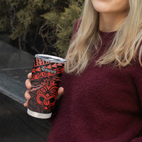 Matariki New Zealand Tumbler Cup Maori New Year Tiki Red Version