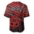 Personalised Matariki New Zealand Baseball Jersey Maori New Year Tiki Red Version LT14