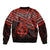 Personalised Matariki New Zealand Bomber Jacket Maori New Year Tiki Red Version LT14