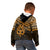 Matariki New Zealand Kid Hoodie Maori New Year Tiki Gold Version LT14